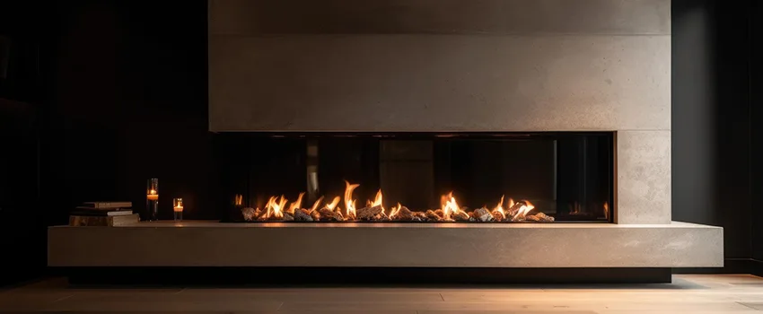 Gas Fireplace Ember Bed Design Services in Eureka, California