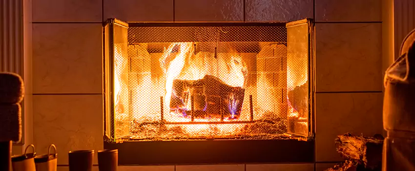Mendota Hearth Landscape Fireplace Installation in Eureka, California