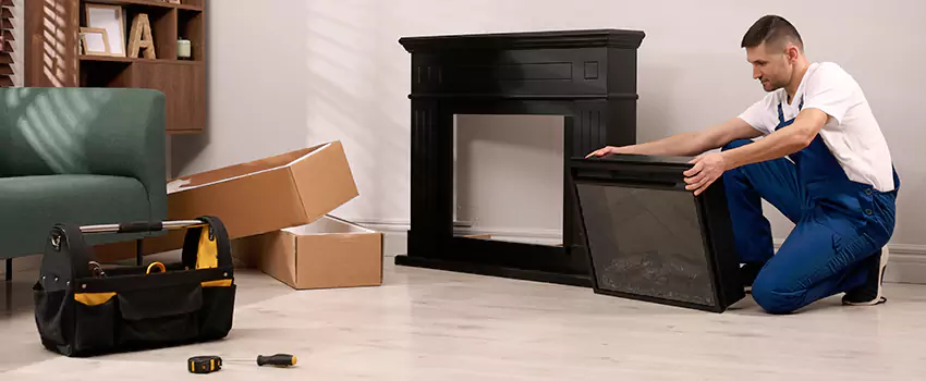 Old Rusted Metal Fireplace Repair And Replacement in Eureka, CA