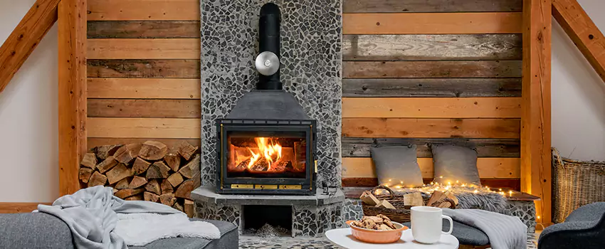 Thelin Hearth Products Direct Vent Gas Stove Fireplace Inspection in Eureka, California